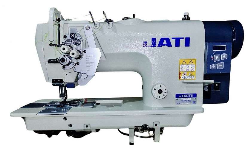 Промышленная 2-х игольная швейная машина с отключением игл JATI JT-8751D (голова), прямой привод