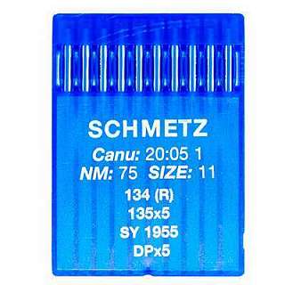 Иглы SCHMETZ 134 R № 75 (135Х5, SY 1955. DPХ5)
