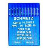 Иглы SCHMETZ DBх1 SUK №110 (16X231 SUK , 1738(A) SUK , 287WH SUK )