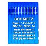 Иглы SCHMETZ DBх1 SPI  SERV 7  № 90 (16X231 SPI SERV 7, 1738(A) SPI SERV 7, 287WH SPI SERV 7)