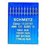 Иглы SCHMETZ DBх1 SUK №100 (16X231 SUK , 1738(A) SUK , 287WH SUK )