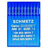 Иглы SCHMETZ 134 SES SERV 7  № 90 (135Х5 SES SERV 7, DPX5 SES SERV 7)