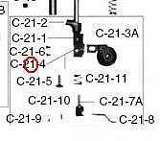 Винт SUNSTAR KM-815 (11/64" n=40) SC-0199-2700 (C-21-4)