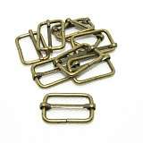 Пряжка регулировочная 25мм*2,8мм, 7401-0277 цв.антик (уп.100шт.)