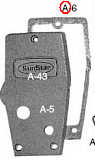 Прокладка фронтальной крышки KM-350 (01-042M-3500->CMB-FC005700) A-6