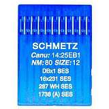 Иглы SCHMETZ DBх1 SES № 80 (16X231 SES, 1738(A) SES, 287WH SES)