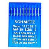 Иглы SCHMETZ DBх1 SES SERV 7  № 80 (16X231 SES SERV 7, 1738(A) SES SERV 7, 287WH SES SERV 7)