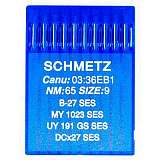 Иглы SCHMETZ B 27 SES № 65 (MY 1023 SES, UY 191 GS SES, DCX27 SES)