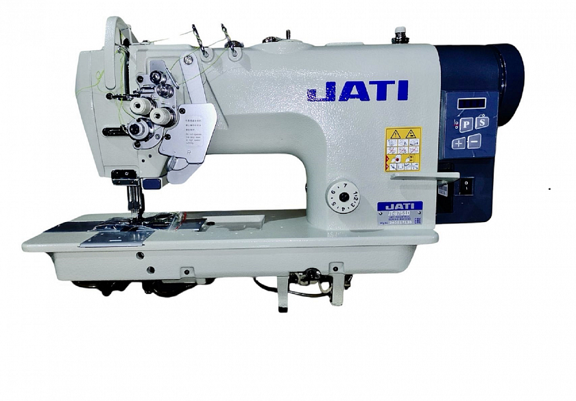 Промышленная 2-х игольная швейная машина с отключением игл JATI JT-8751D (голова), прямой привод