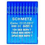 Иглы SCHMETZ 134 SES SERV 7  № 65 (135Х5 SES SERV 7, DPX5 SES SERV 7)