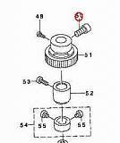 Винт JUKI LK-1850 (3/8-28 L=19.5) (SS-6742012-TP) JZ