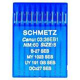 Иглы SCHMETZ B 27 SES №60 (MY 1023 SES, UY 191 GS SES, DCX27 SES)