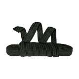 Лента эластичная (коробка 10,5кг, сырье) 6мм, черный