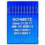 Иглы SCHMETZ 135х17 SERV 7 №100 (SY 3355 SERV 7, DPX17 SERV 7)