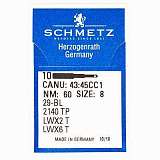Иглы SCHMETZ 29 BL № 60 (LWх6T,29-49, 2140 TP)