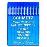 Иглы SCHMETZ 134 SUK   №120 (135X5 SUK, DPX5 SUK, DBX1 SUK)