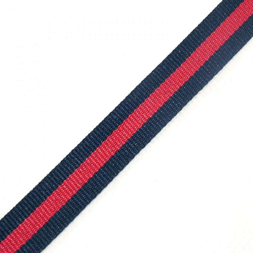 Лента лампасная 6190-0311 15мм(рул.100м.), синий/красный 