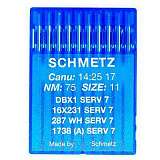 Иглы SCHMETZ DBх1 SERV 7  № 75 (16X231 SERV 7, 1738(A) SERV 7, 287WH SERV 7)